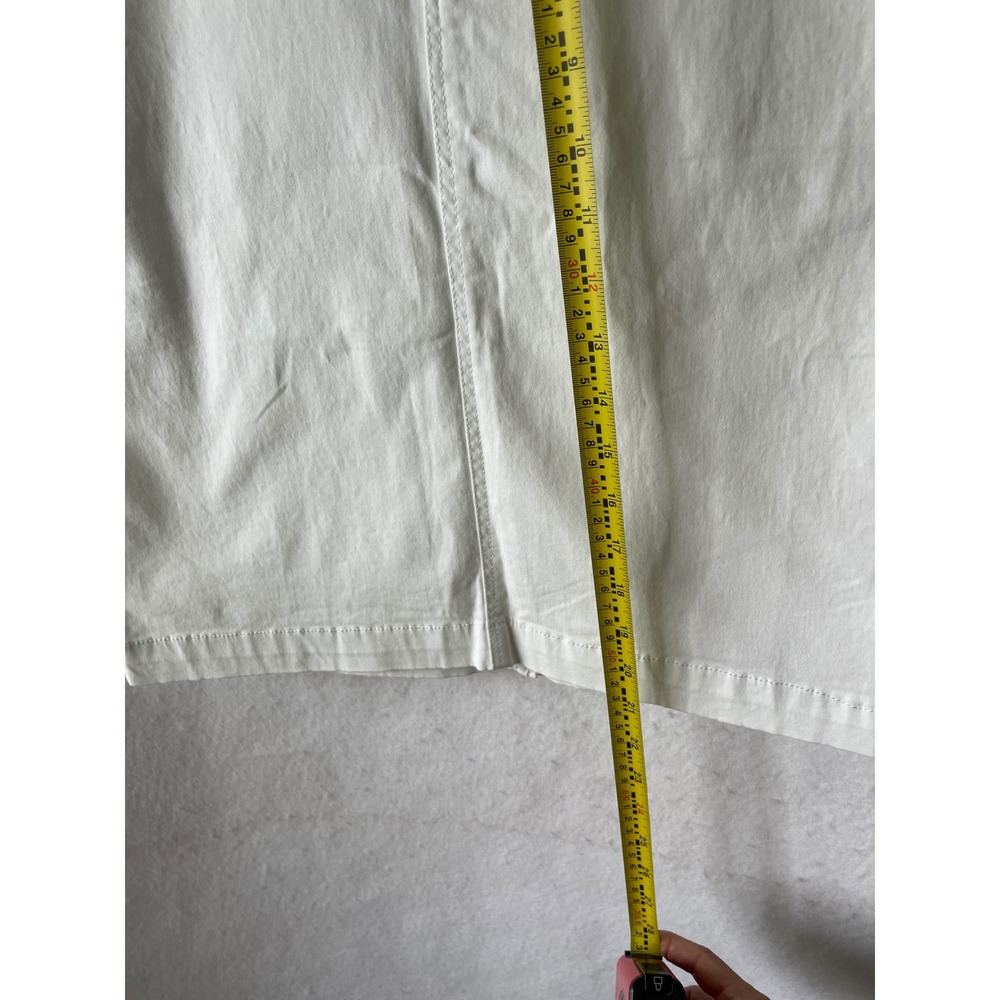 Style & Co Womens White Denim Pencil Skirt Mid Rise Size 10 NEW - Picture 7 of 7